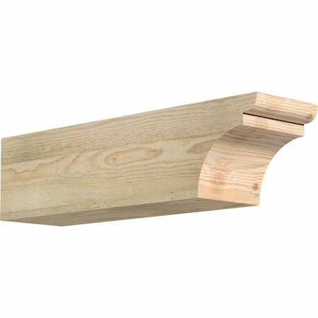 Ekena Millwork Yorktown Rough Sawn Rafter Tail, Douglas Fir, 6"W x 6"H x 24"L RFT06X06X24YOR00RDF